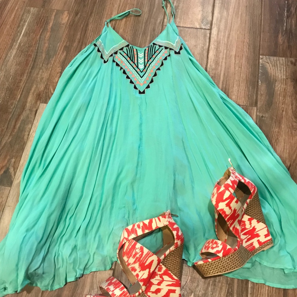 Turquoise Dress